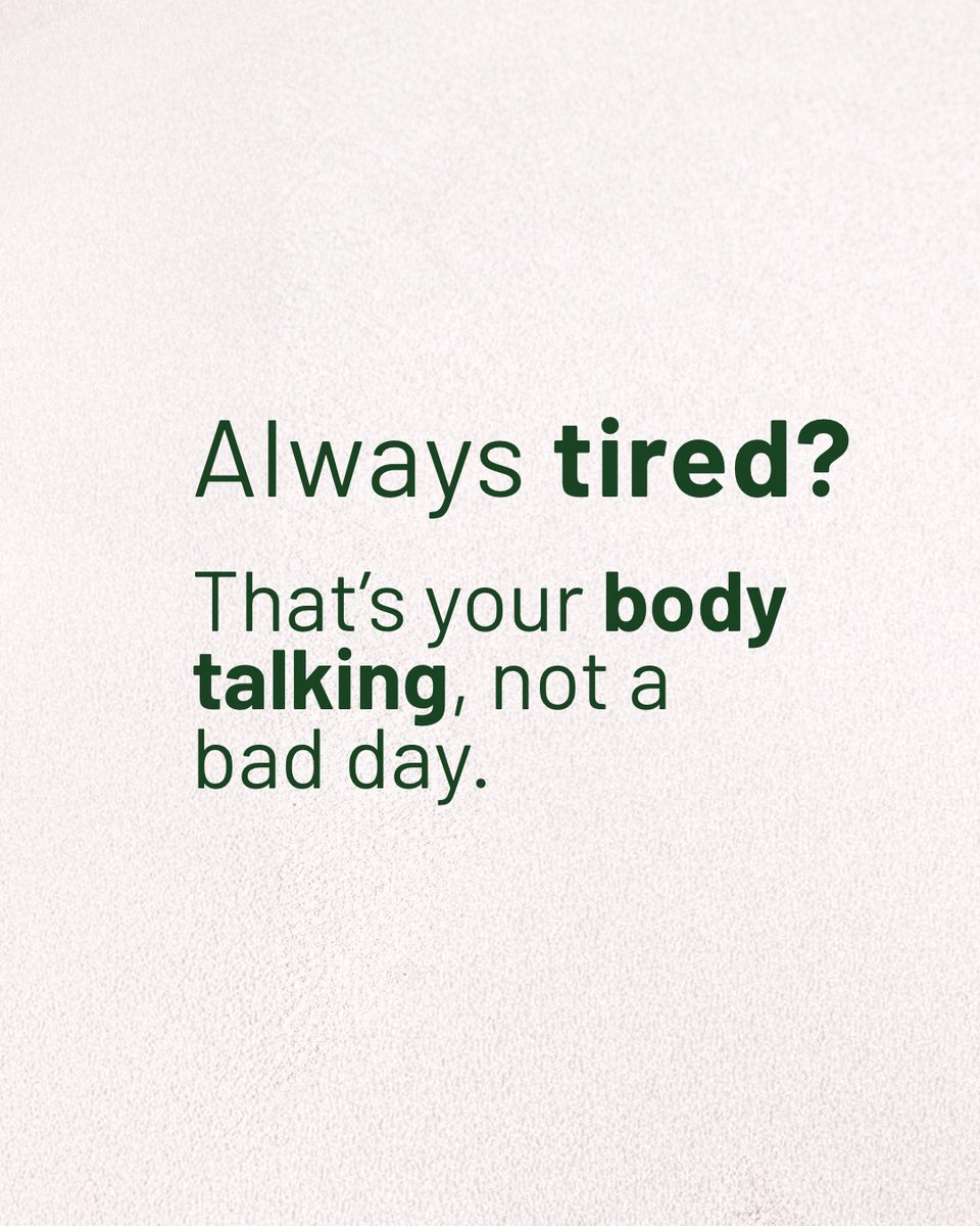 interplexus's tweet photo. Fatigue is information 🧠💬
Listening and acting upon it, changes everything ✨🌿
#interplexus #interplexussupplements #healthyliving #wellnessjourney #supplementsthatwork #naturalhealth #bioavailablesupplements #nutritionalwellness #sustainableenergy #listentoyourbody https://t.co/5STtBFgnBK