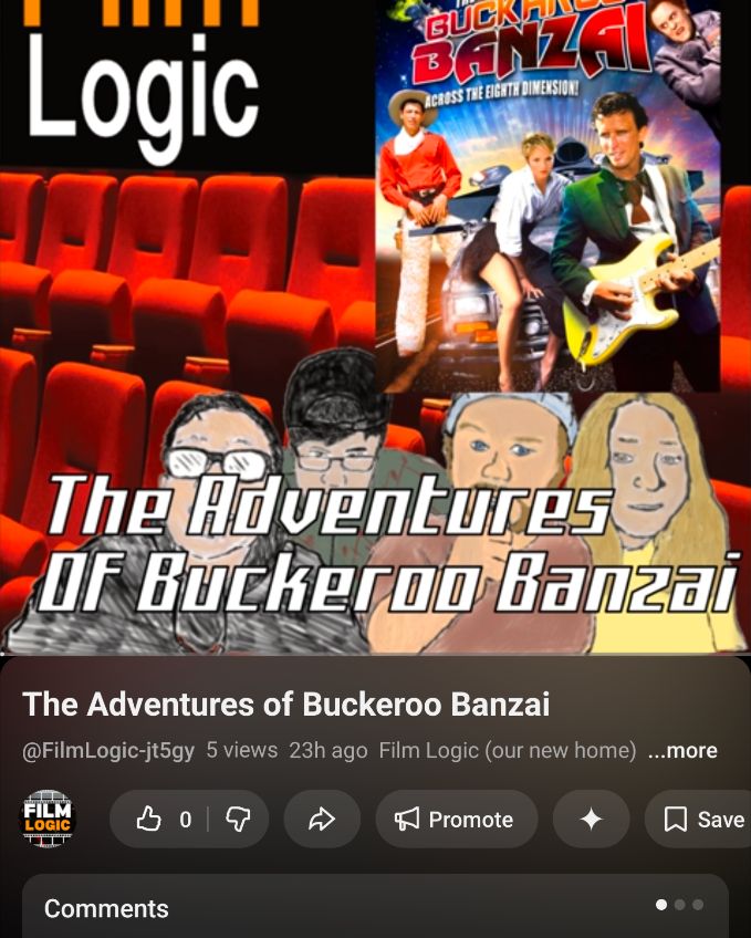 Warriorsofwasd's tweet photo. We watched Buckeroo Banzai. It is Doctor Who with Uzis and saxophones. Starring Peter Weller and John Lithgow. https://t.co/TdHHg6C1bh
#trypod #filmreview #newpodcast #the80s https://t.co/43vmA13DoA