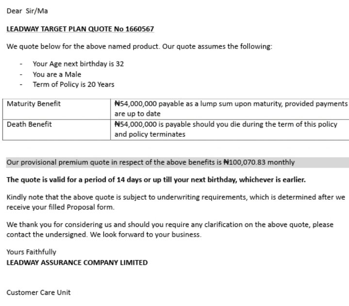 nzubenp's tweet photo. Here’s what paying yourself looks like:

👉 He is 32
👉 He sets aside 100k monthly
👉 In 20 years, that grows to ₦54m for retirement
👉 His wife and child are covered if life happens along the way

How much of your income goes into your future through long term planning? https://t.co/sy62jfg304