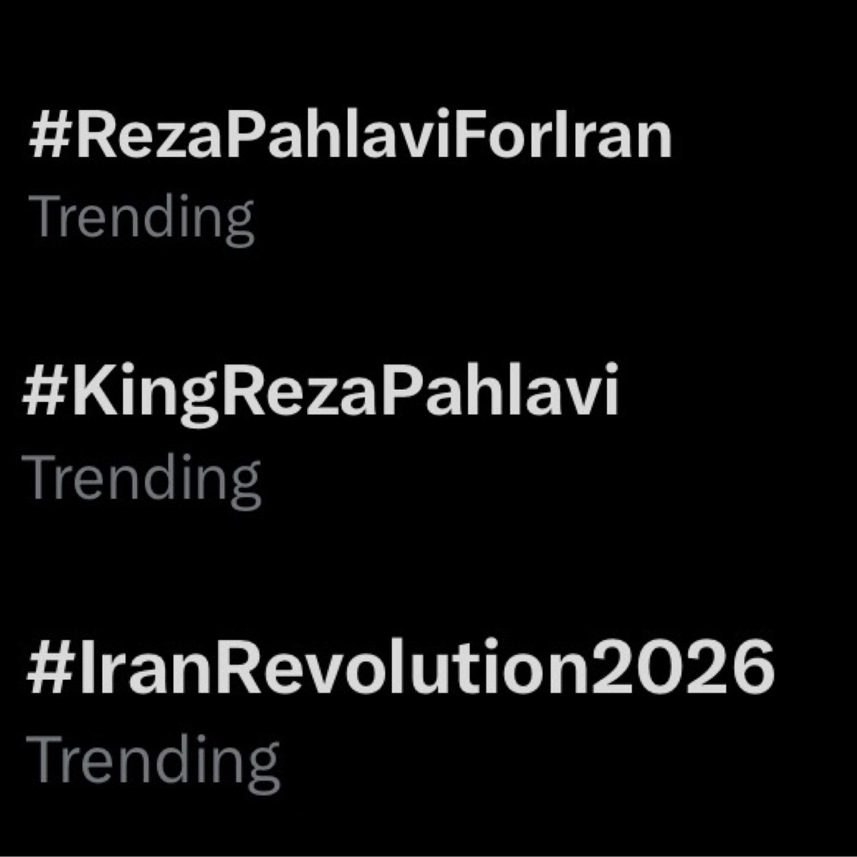 Normah_rh's tweet photo. گفتم بهتون یه اپدیت هم بدم 
این تلاش های شماست✌🏻
#IranMassacre 
#IranRevolution2026 
#KingRezaPahlavi‌ https://t.co/kSuT2MpFi1