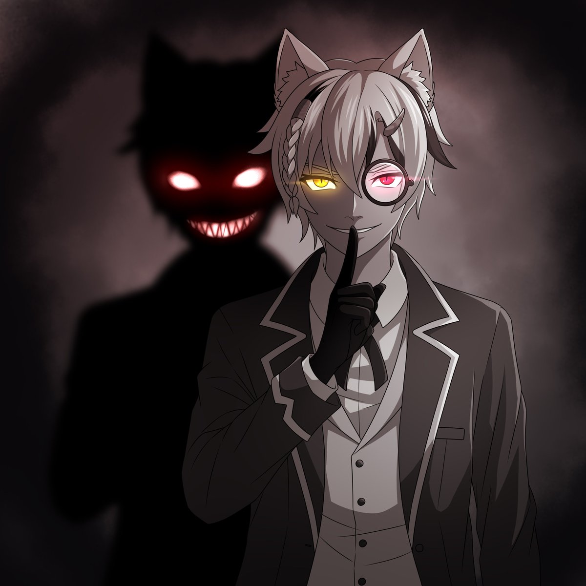 Sometimes the secret behind that smile, is more dangerous then you ever could imagine.

Thank you <a href="/panpantama7/">panpantama7 ✨VGEN COMMS OPEN✨</a> for the amazing art. It is always a pleasure working with you. Everyone go check her out.