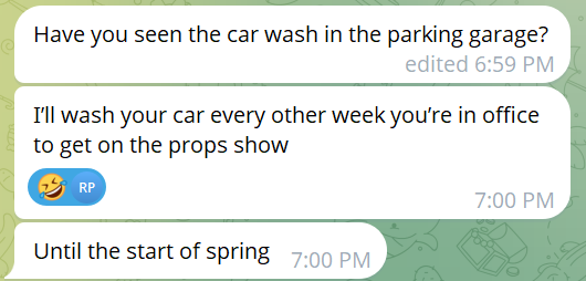 robpizzola's tweet photo. 30 guest spots. 5 hours. Prop Extravaganza. And the competition is getting ugly behind the scenes. @TakesByJ is out here offering car washes to get on the show.

We’re LIVE at 1pm ET. Bring your best prop. Or a sponge🧽. https://t.co/QMyUig6Qg9