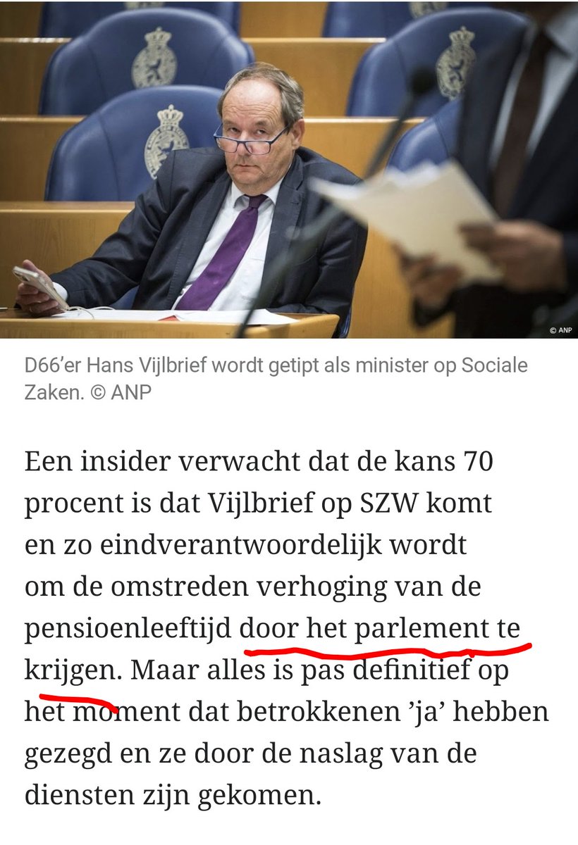 Dit gedrocht moet er dus voor gaan zorgen dat Nederlanders tot onze dood gaan werken!

<a href="/javijlbrief/">Hans Vijlbrief</a> <a href="/D66/">D66</a> 

BEDANKT VOOR UW STEM😡😡

<a href="/Nieuwsvandedag_/">Nieuws van de Dag</a> <a href="/vandaaginside/">Vandaag Inside</a> <a href="/VVD/">VVD</a> <a href="/cdavandaag/">CDA</a>