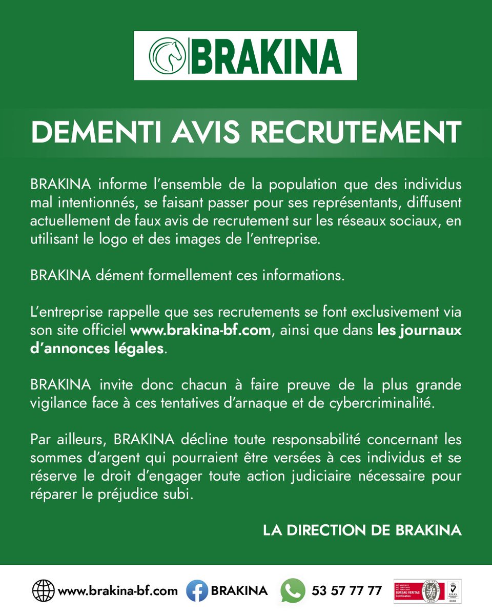 Communiqué !
