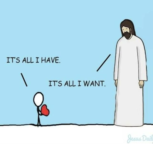 Too often, we can’t give at the level we want, so we give up. Or we press on, but we’re weighed down with feelings of inadequacy all day.

We study the saints and we want to be like them. We want to make it to the parish for that holy hour in front of the Blessed Sacrament, go to