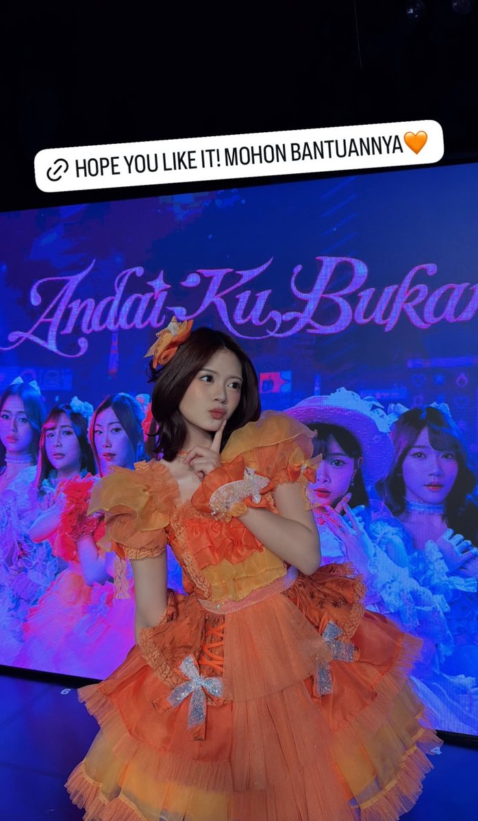 🧡🧡 JKT48 27th Single - Andai ‘Ku Bukan Idola <a href="/A_ChristyJKT48/">Angelina Christy</a> 

🔗Angelina Christy Instagram Story

#AndaiKuBukanIdolaJKT48