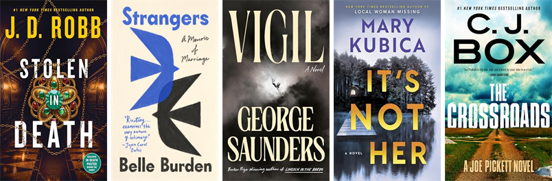 GreatFallsLib's tweet photo. This week the Great Falls Public Library has 135 new books.  New items include Stolen in Death and Strangers. https://t.co/LGGC72utkC https://t.co/V4JJxwm0SC
