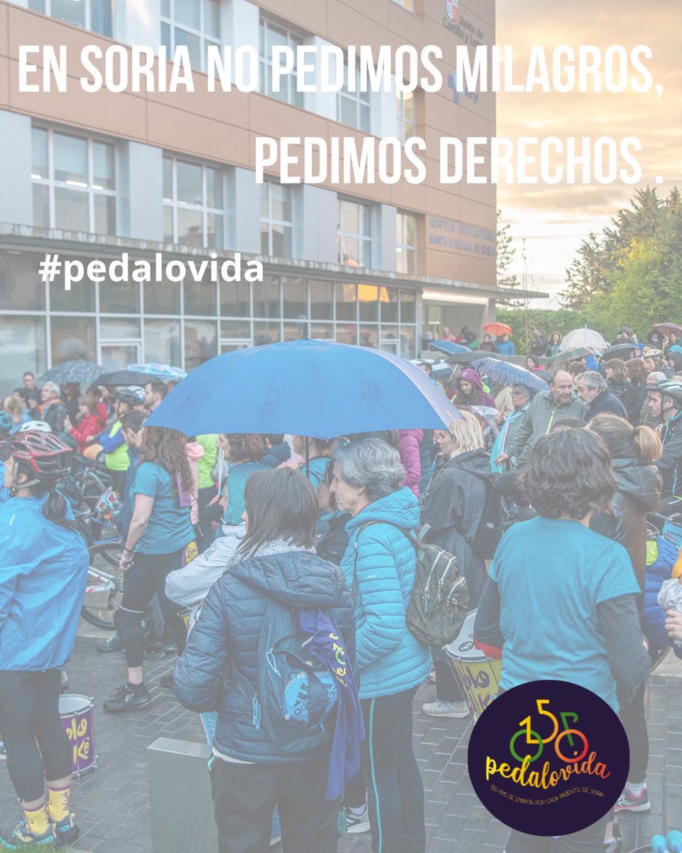 pedalovida's tweet photo. En Soria, además del cáncer, se recorren kilómetros para tratarlo.
La salud no debería depender del código postal.
#Pedalovida #4F #SoriaExiste #SanidadPública https://t.co/FXT96Ggt3y