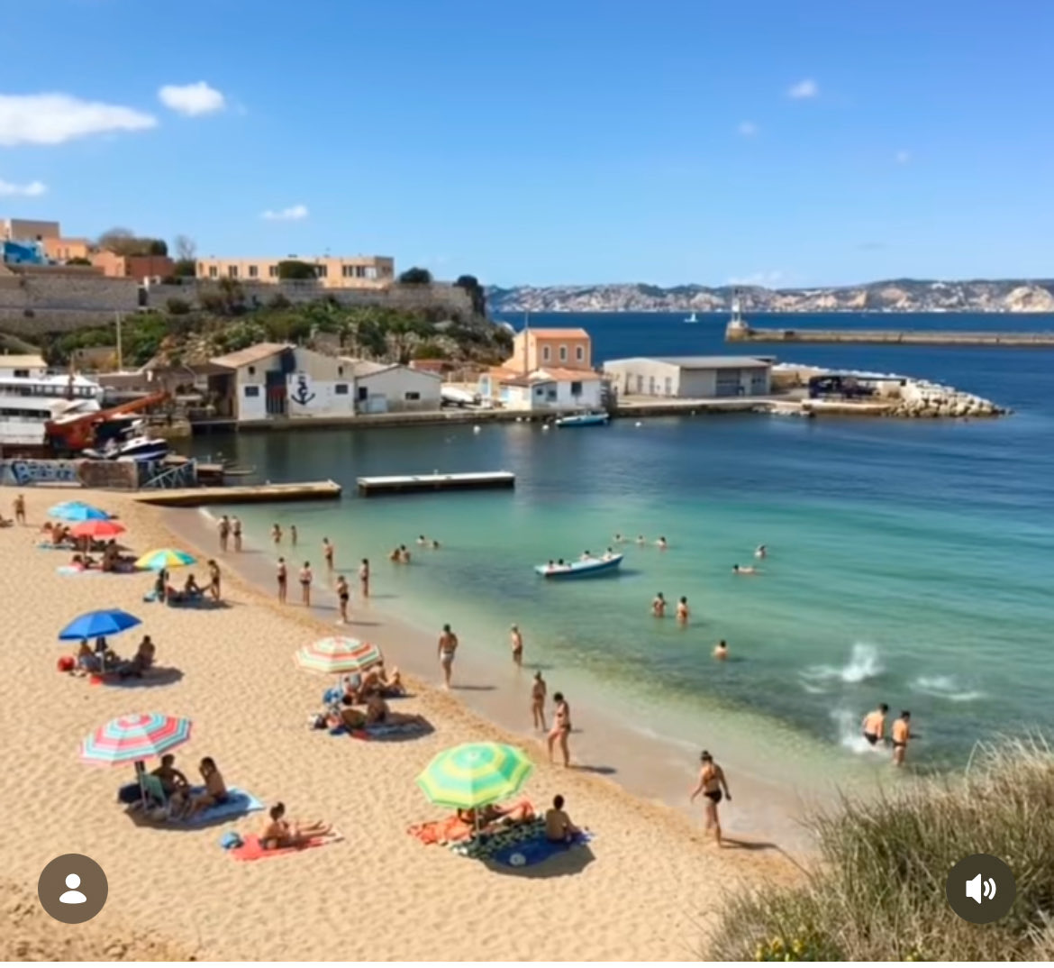sebbarles's tweet photo. 🟢 Oui à une plage Anse du Pharo 
🔴 Non au projet tout-béton soutenu par la Ville &amp; la Métropole
Rassemblement samedi avec les collectifs &amp; Marseille fière et populaire pour soutenir cette nlle plage à l’heure où @MartineVassal &amp; @franckallisio appellent à privatiser le littoral https://t.co/uTDfbDtDRT