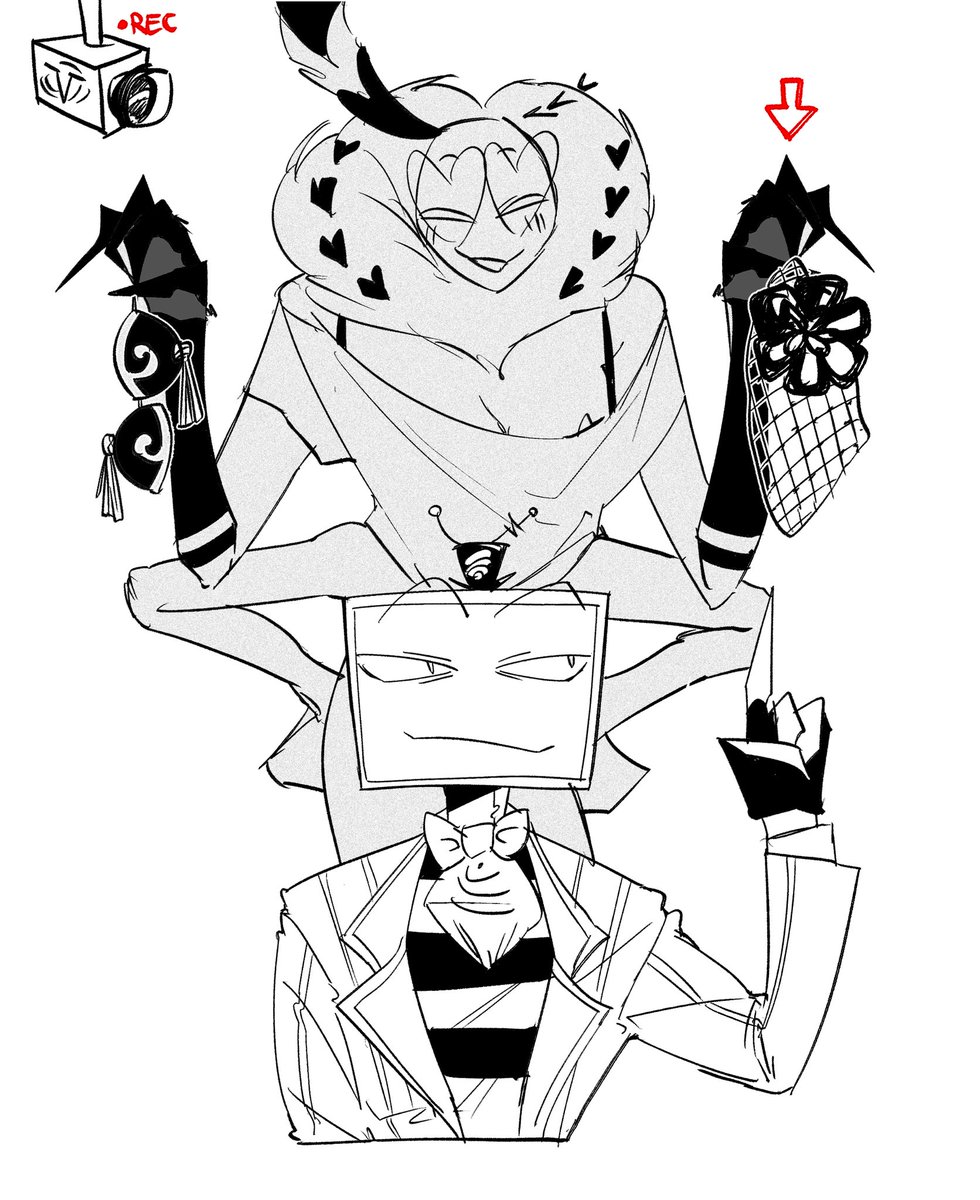 Result in thread🥹🥹 ⬇️⬇️

#VoxVal #HazbinHotelValentino #StaticMoth #HazbinHotelVox