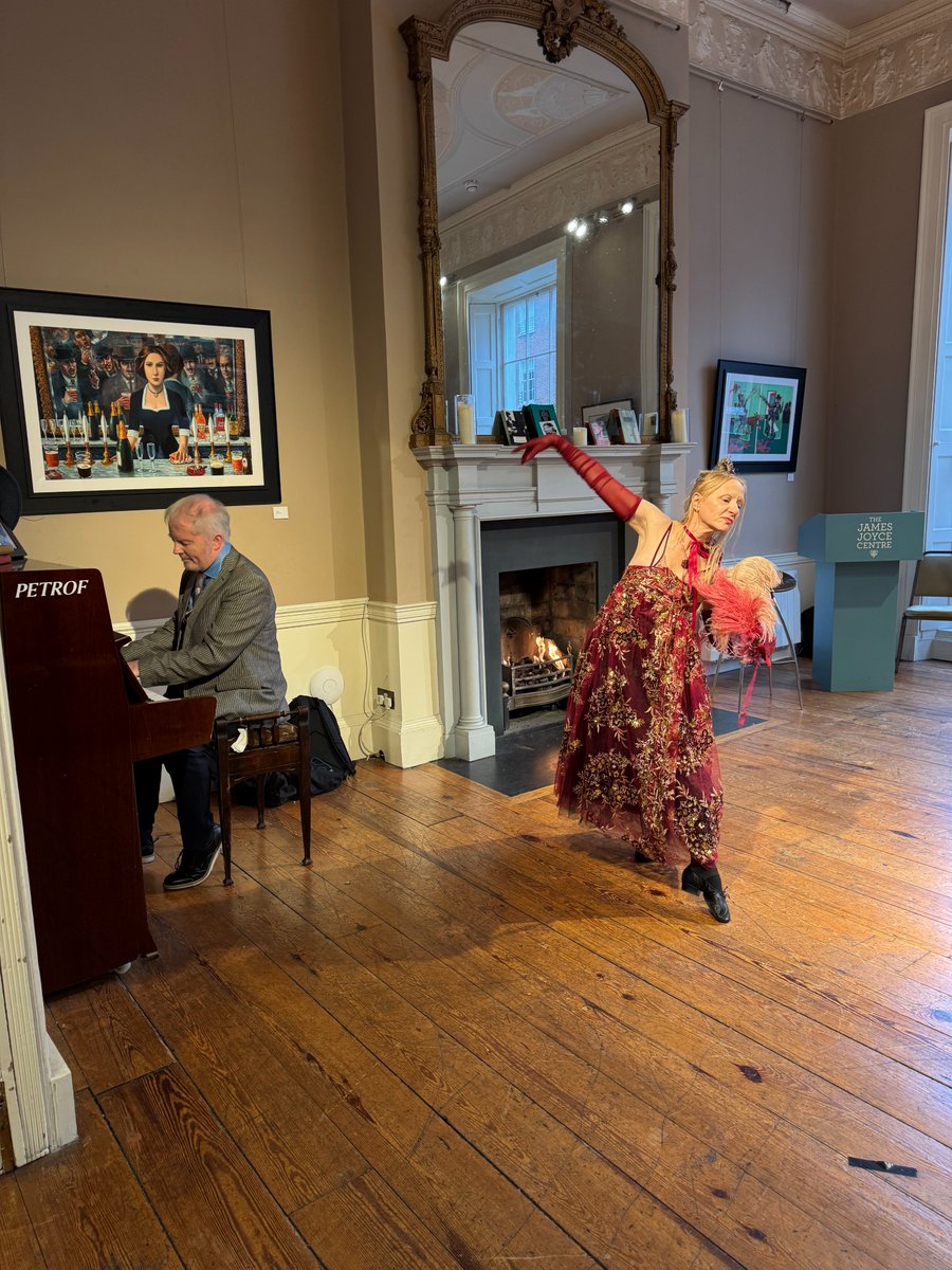 JamesJoyceCentr's tweet photo. A few photos from Monday's phenomenal celebration of James Joyce's birthday. We had a wonderful time filled with joy, laughter, songs, readings and more than a little cake. Mr Joyce himself (aka @JohnShevlin1) even managed to make an appearance at his own party.

Thanks so much to Noel O'Grady, Eileene McLoughlin, Jack Lynch, Paul Reardon, Sinead Murphy and to all of those who joined us for this special day.

Happy 144th James! 🎂🥂🥳

The James Joyce Centre is supported by the Department of Culture, Communications and Sport.