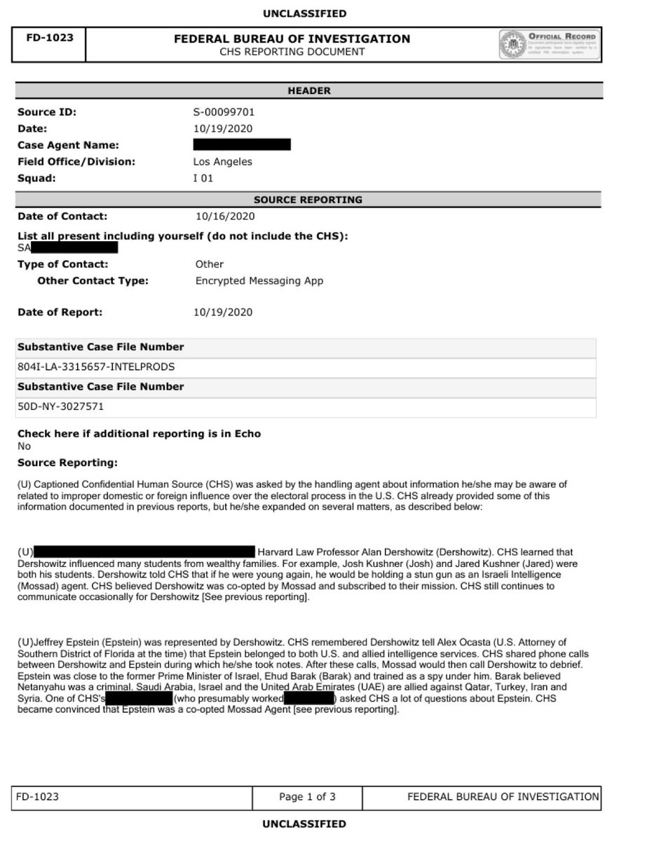 CitizenMediaFR's tweet image. 🇺🇸🇮🇱FLASH 

Selon le rapport non classifié du FBI, Epstein s'est formé en tant qu'espion sous l’ex premier Israélien Ehud Barak.