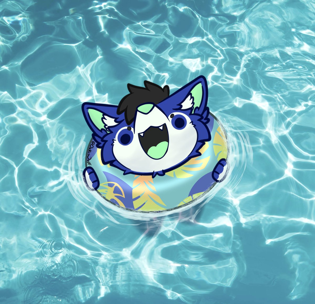 dokiwolf's tweet photo. Ych pool 
$8usd 
Any species 

Interested  send  DM https://t.co/C4DxVtLzHo
