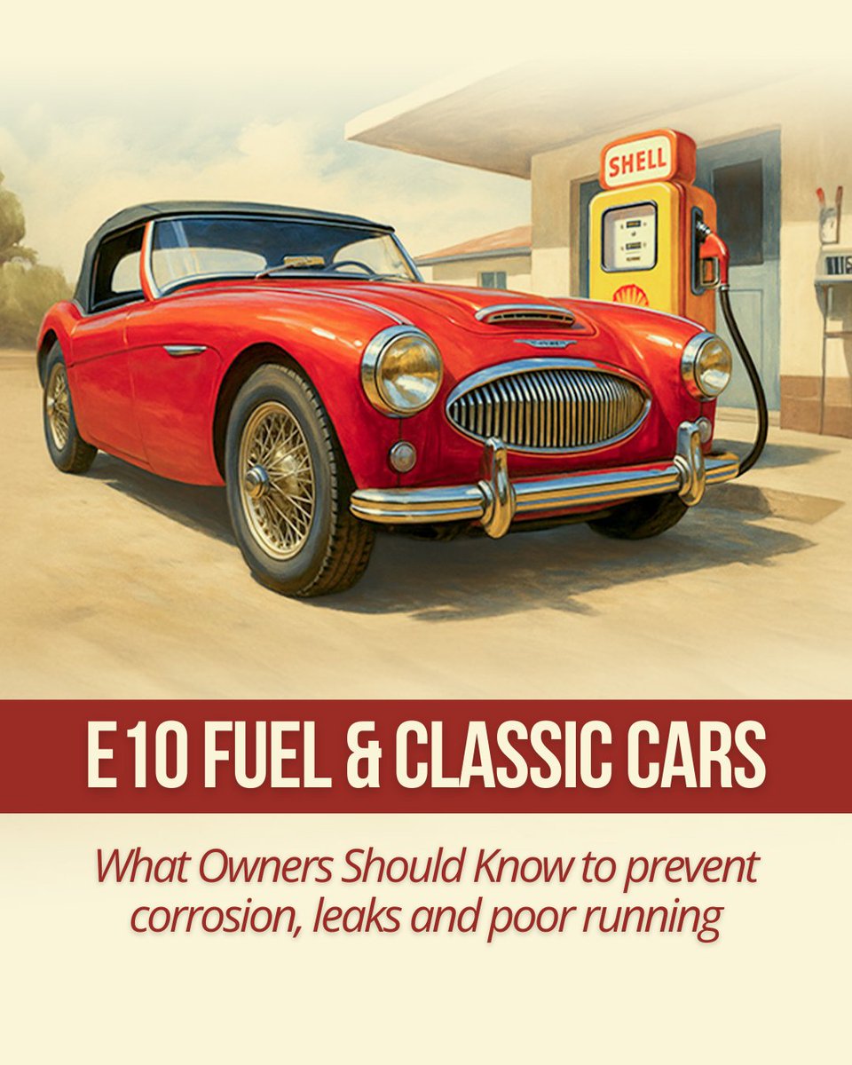 E10 fuel is here, but what does it mean for your classic?🤔⛽

Whether you’re hitting shows or winter storage, we break down everything you need to know about how E10 petrol interacts with older engines &amp; fuel systems

Stay informed &amp; protect your classic: visit.ahspares.co.uk/x-281025