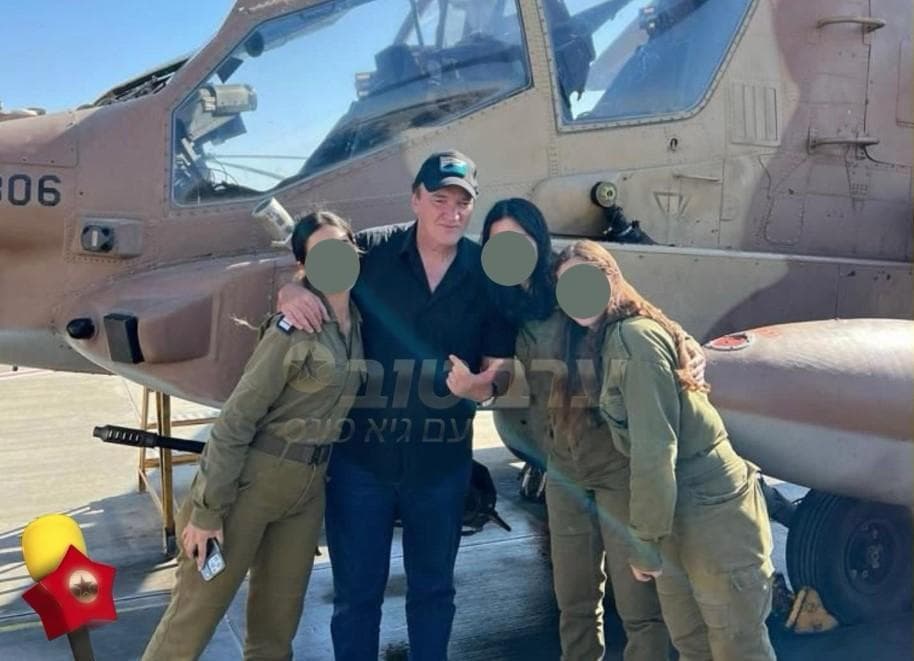 Quentin Tarantino sobre la huida de Roman Polanski de EEUU tras violar a una niña:

"Ella lo aceptó... No creo que eso sea violación. O sea, no a los 13 años. No para estas jovencitas de 13 años que andan de fiesta".

Tarantino ahora vive en "Israel" y se hace fotos con las IDF.