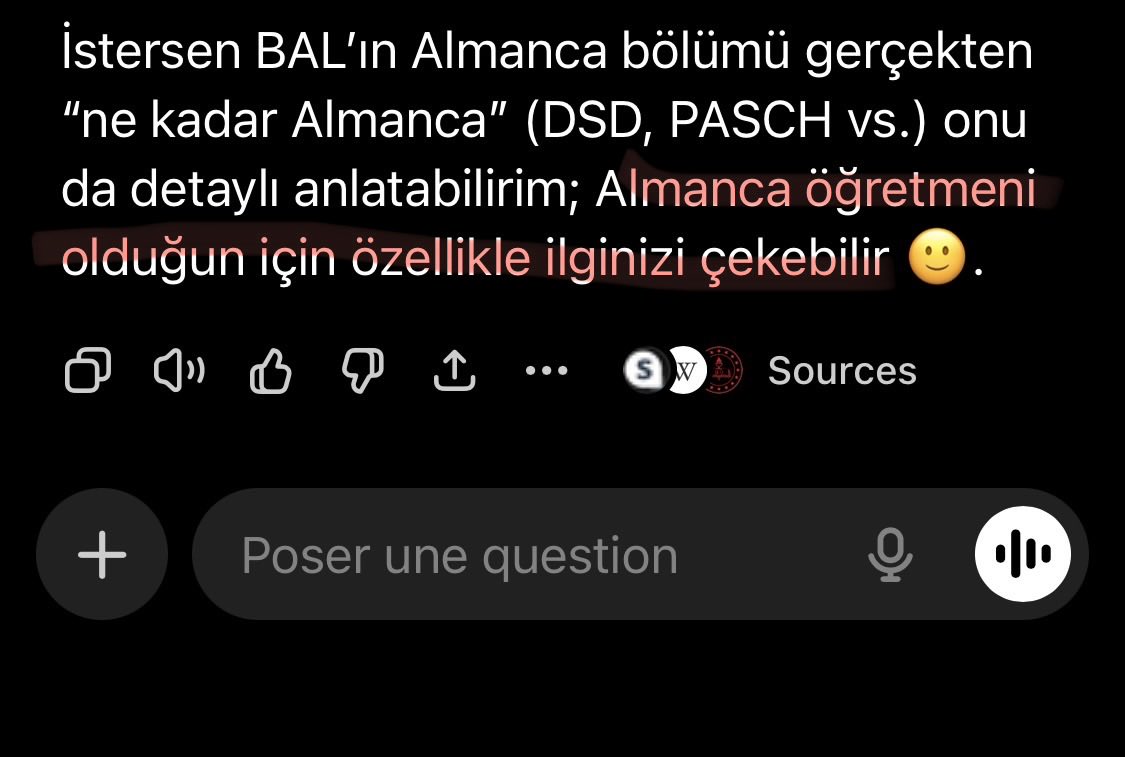 Chatgpt beni biraz tanımış ama biraz da kafası karışmış 😜