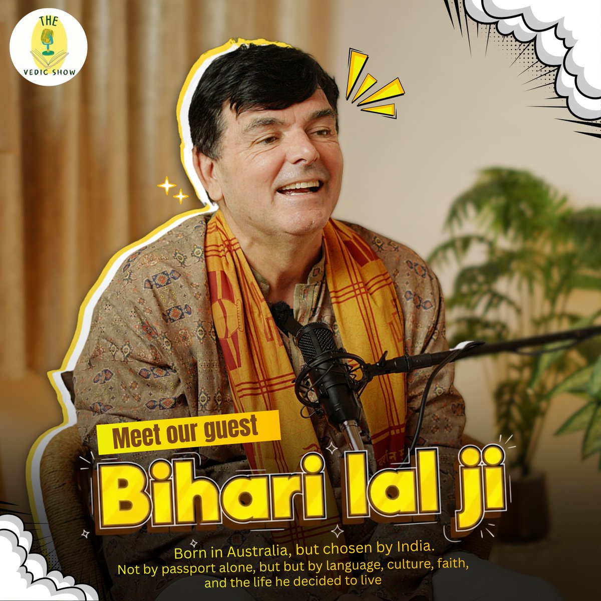 TheVedicShow's tweet photo. Born in Australia, accepted by India. 🇮🇳
From spirituality to language, this journey goes deeper than borders.🎙️ The Vedic Show — Podcast coming soon.Hashtags:
#ForeignersInIndia #IndiaSpiritualJourney #VedicCulture #IndiaPodcast #ExpatLifeIndia https://t.co/3fE26z5z8p