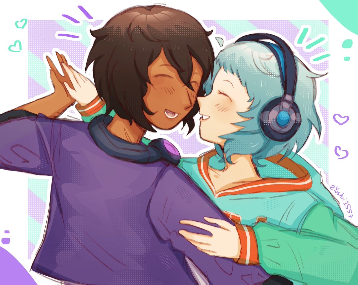 🎶 We'll dance the night away together, embrace the feeling forever 🎶

🎨: <a href="/yoshii1557/">yoshii1557🍉</a> It's so amazing, thank you so much for making this 🥹🩵💜 
#fuushi #personayume #yumetwt #persona3 #ryoshiaikawa #fuukayamagishi