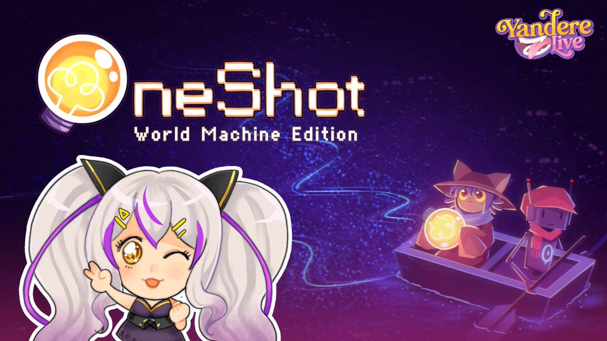🔴EN DIRECTO🔴 

Terminemos lo que empezamos~🐈💡✨

Jugaremos OneShot para ver si logramos terminarlo y si es asi nos pondremos a dibujar en stream 🐈✨
Link en el perfil 💃✨