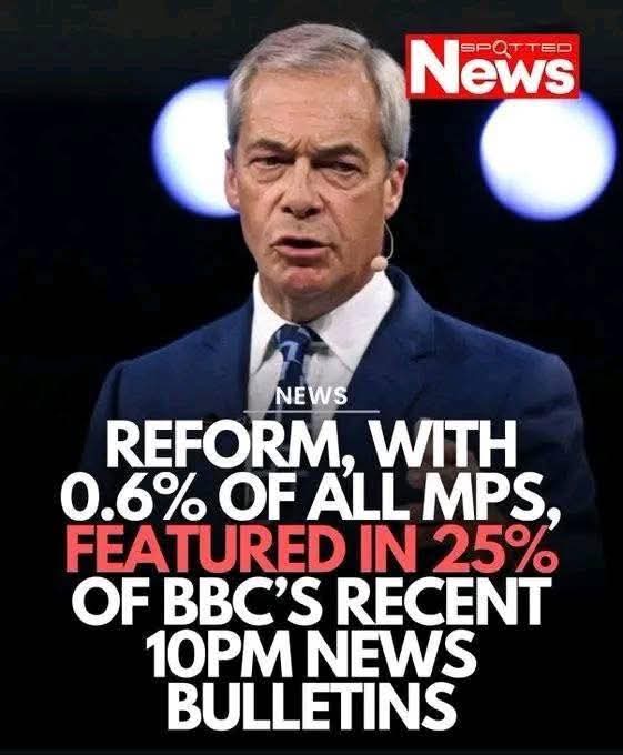 #ReformReadytoRule Sickening that the BBC have paid Laura Kuenssberg  a good  wage to trail around  after Nigel Farage of the Nigel Farage  Party,  Private Ltd Co where the leader is self appointed.  
PARTY POLITICAL BROADCAST or WHAT ? 
Its Stinks !
Got to wonder if John