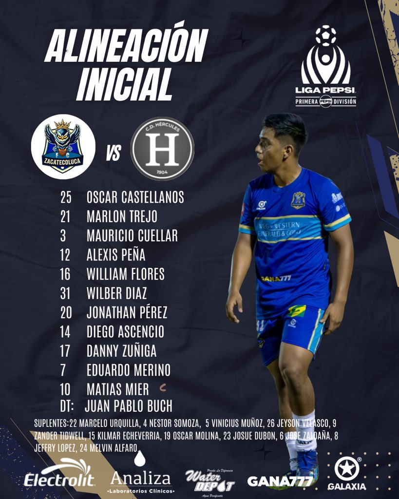 zacatecolufc's tweet image. Nuestro 11 inicial está listo.
La cancha nos espera. 💪⚽

_
#lafamiliavuelvealestadio #futbol #sv #zacatecolucafc