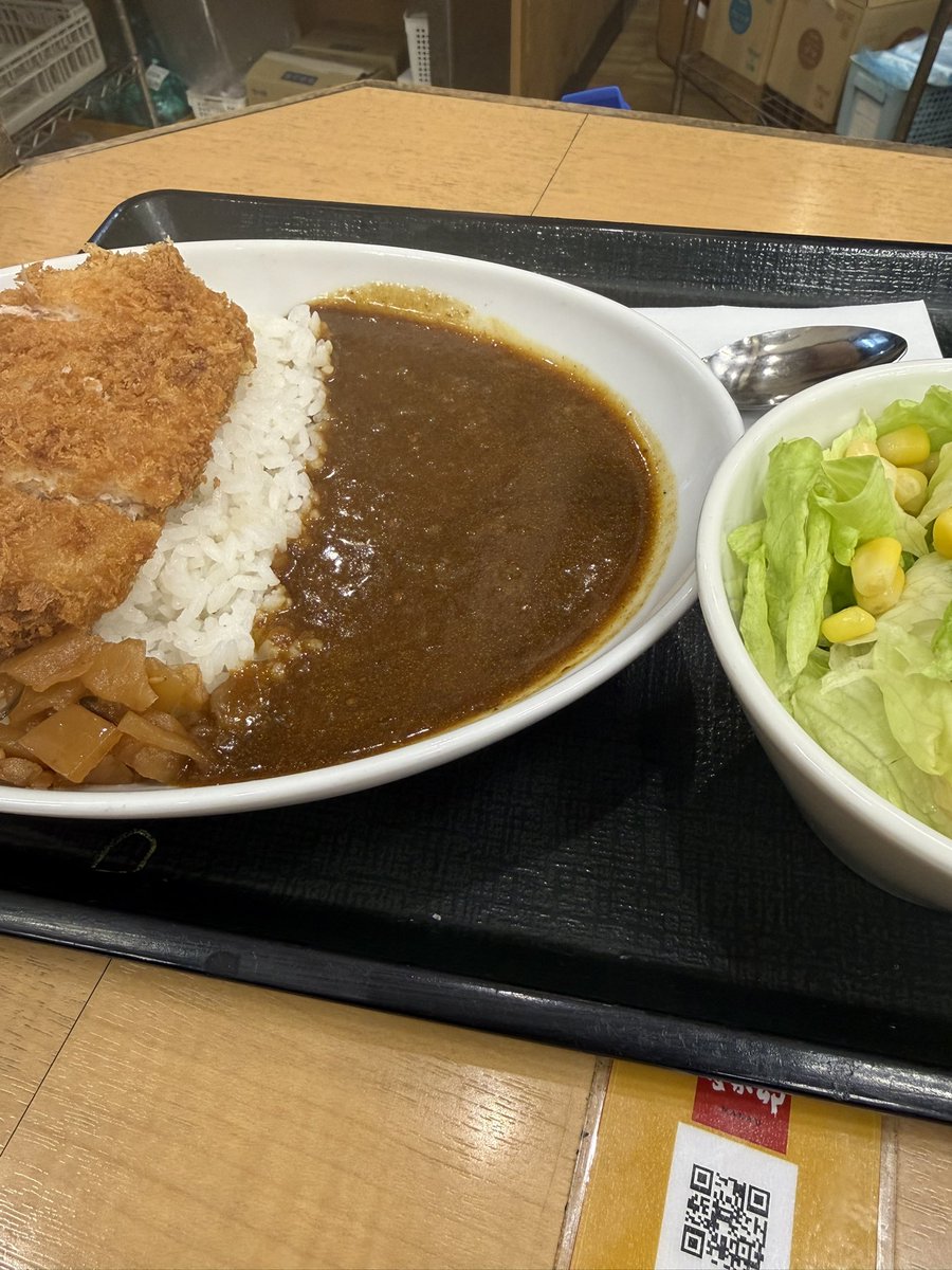 n_mouc's tweet photo. なか卵はカツカレーを食べるところです。 https://t.co/zplhZEGGe0
