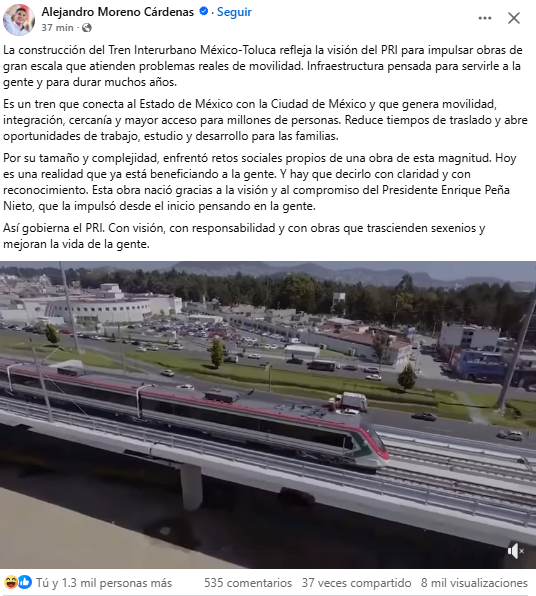 TeeoFlores's tweet photo. La dejaron al 30%, se robaron todo el presupuesto y ahora que lo termina un Gobierno de la Transformación, se asume el crédito... al final PRIISTA. https://t.co/velXJv6Ypc