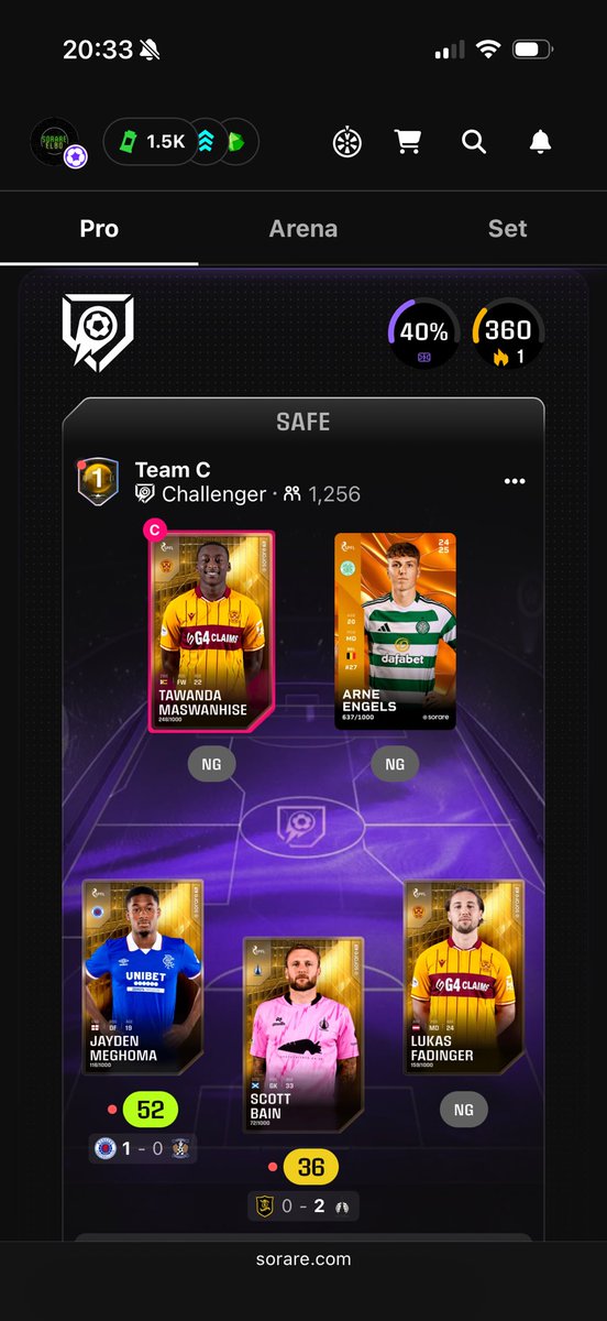 Hey <a href="/Sorare/">Sorare</a> , whats the stance on hot streaks when some games get postponed due to weather conditions ? 
Currently going for 360 points but 3 players wiped out due to match postponements because of weather, where do I stand? Will I lose the streak? 

#sorare #sorare26