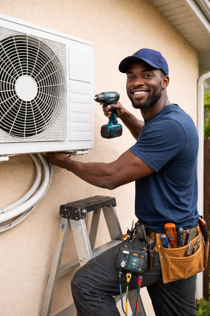 Buildtoimpress's tweet photo. Unboxing &amp; installing with care ❄️
Clean aircon fitment done in Edenvale.
Built to Impress 💪🏽 https://t.co/6y8zVpurtS