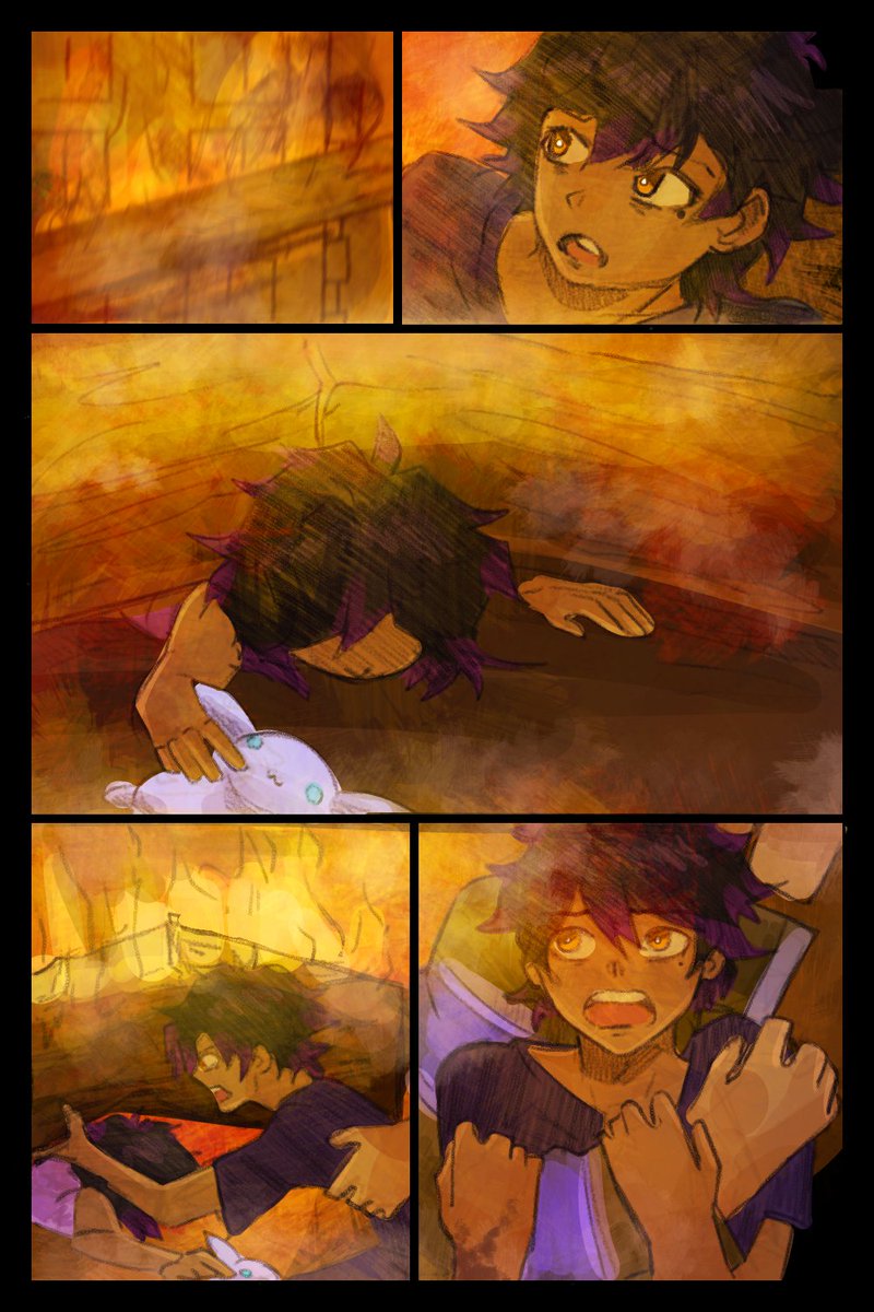 En el ultimo minicomic se explica porque Torak y Tory tiene sus quemaduras ,pero también que por varios años Torak pensó que había perdido a su hermana para siempre 

Algo que marco su cuerpo y mentalidad, que provocaría un rencuentro muy amargo  

#BlackLotusBar