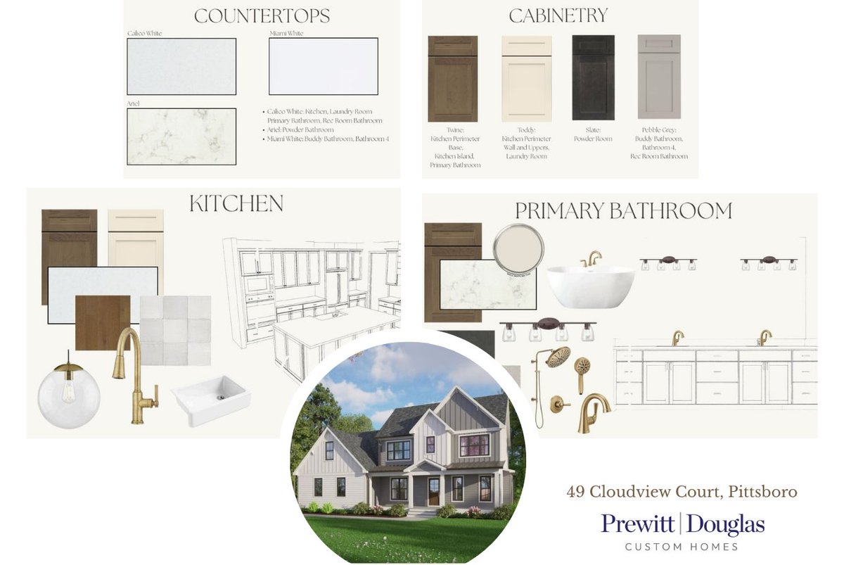 49 Cloudview Court in Pittsboro is in the final staging process! Located on a cul-de-sac in the gated Parks at Meadowview community, all finishes were carefully selected and designed from top to bottom.

Come see this home! Schedule a viewing by calling (919) 444-3699.