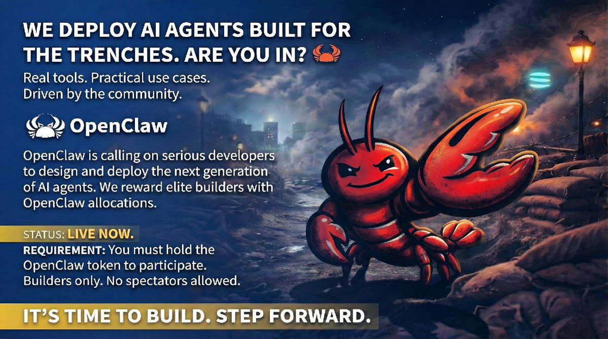 OpenClaw_On_Sol's tweet image. OPENCLAW AGENT INCUBATOR 🦀

Firstly: As promised, a 5th donation to the OpenClaw Foundation has been made. $5,000 today. $35k donated in just 5 days.

OpenClaw is already beginning to change how we work with AI.
This shift feels bigger than a product cycle. It’s a structural…