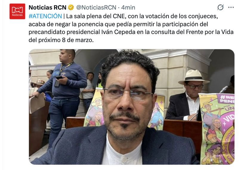 Wilson Ruiz Orejuela tweet media