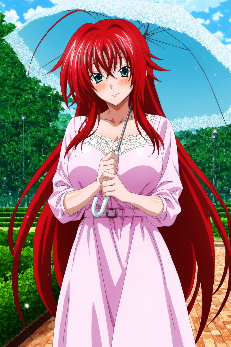 In the Underworld, the rain is acidic and falls like needles. Here... it has a rhythm. It's as if the outside world is whispering a mantra to calm the beasts we carry inside. 😉

#RiasGremory #HighSchoolDxD #Anime