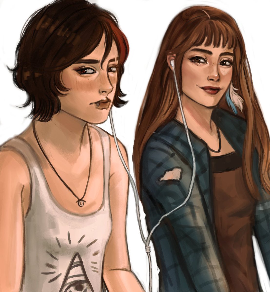 Agatha e Lina ( Chloe e Rachel  
#Hexatombe #OrdemParanormal