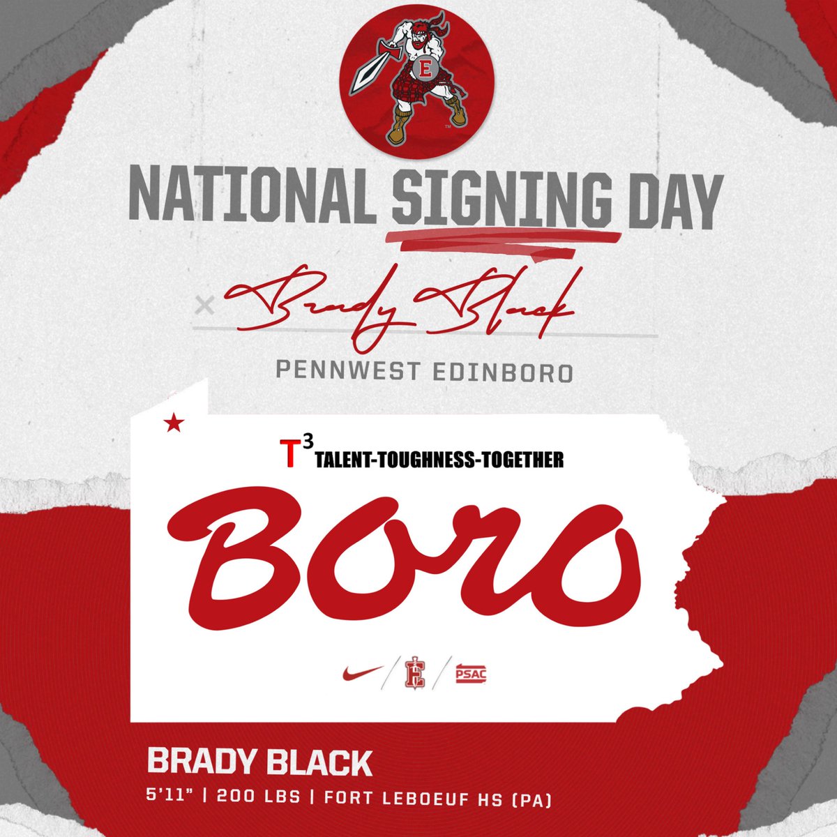 Edinboro Football tweet media