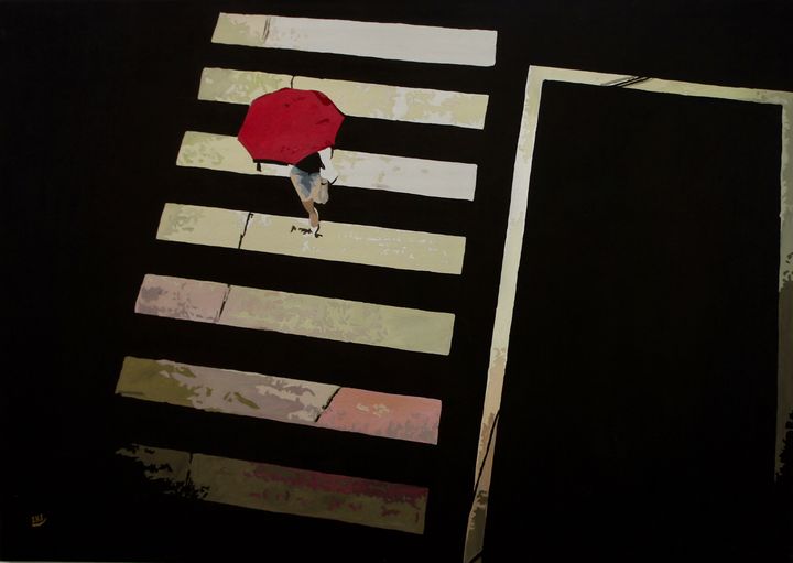 Art of the Day! "My umbrella". Buy at: ArtPal.com/imaneKI?i=1733…