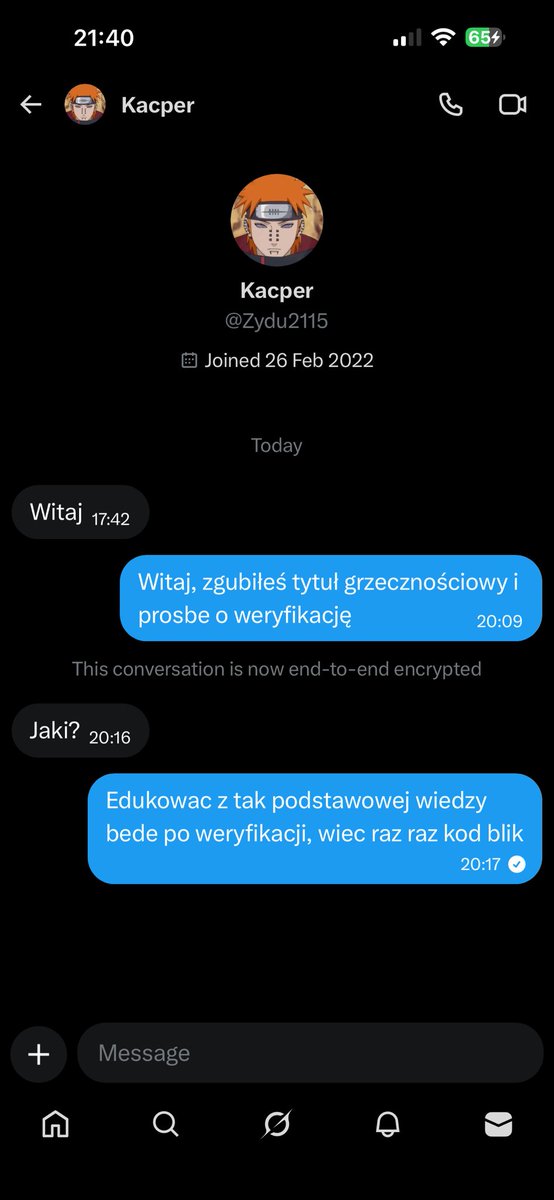 LadyLunastazja's tweet photo. Kolejny do zablokowania - ani kultury, ani weryfikacji. @Zydu2115 

#findomscamalert @findom_alert 

Z racji tego, ze takich bałwanów jest pełno, zrobie z tego serię z własnymi tagami ☺️
#czarnalistauleglych #pseudoulegli https://t.co/MFBBvEsTqd