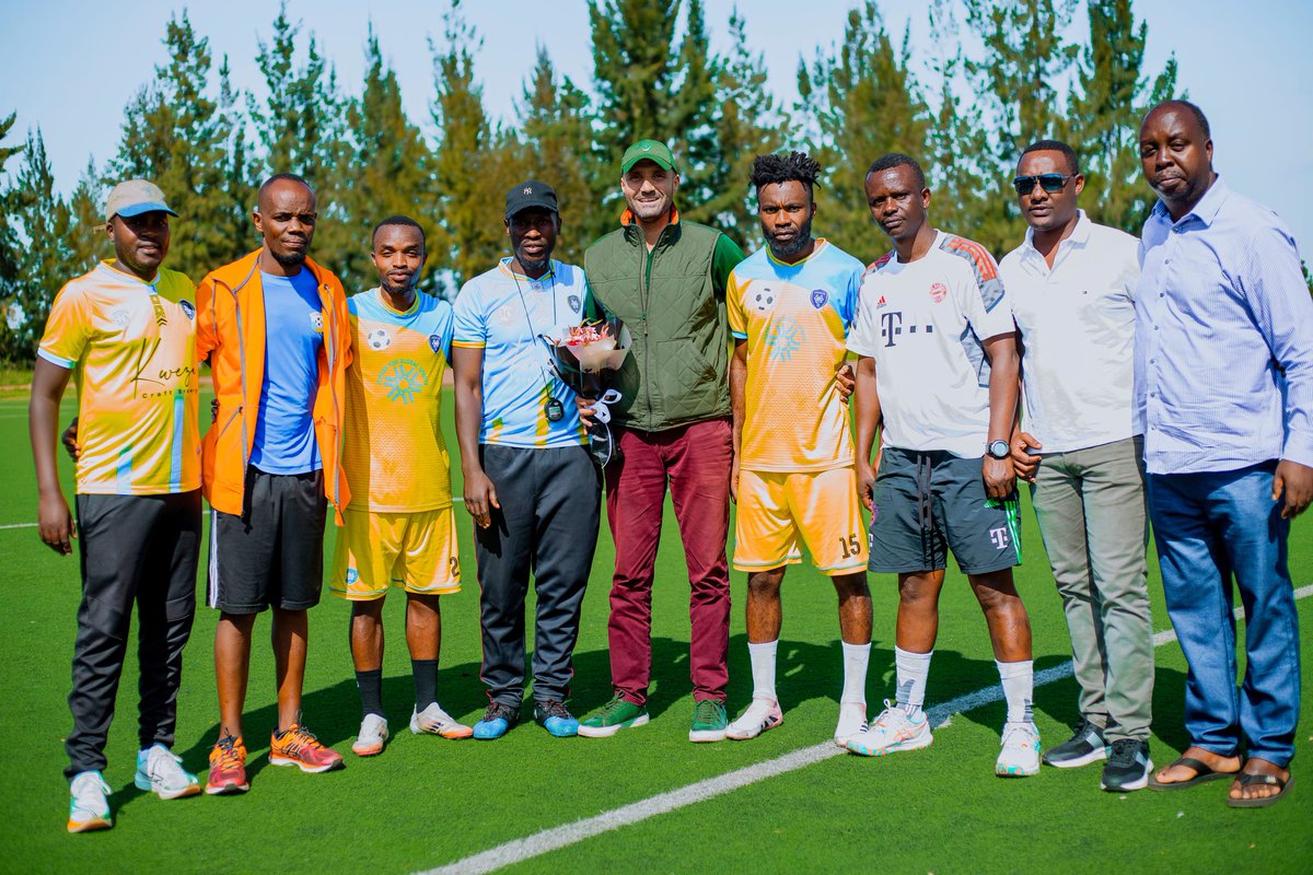 AmagajuL's tweet photo. The new Head Coach of Amagaju FC, Sghir Hammadi, was officially introduced to the players and staff.

#Inkuba zesa!💪 https://t.co/OdyLpVRLOh