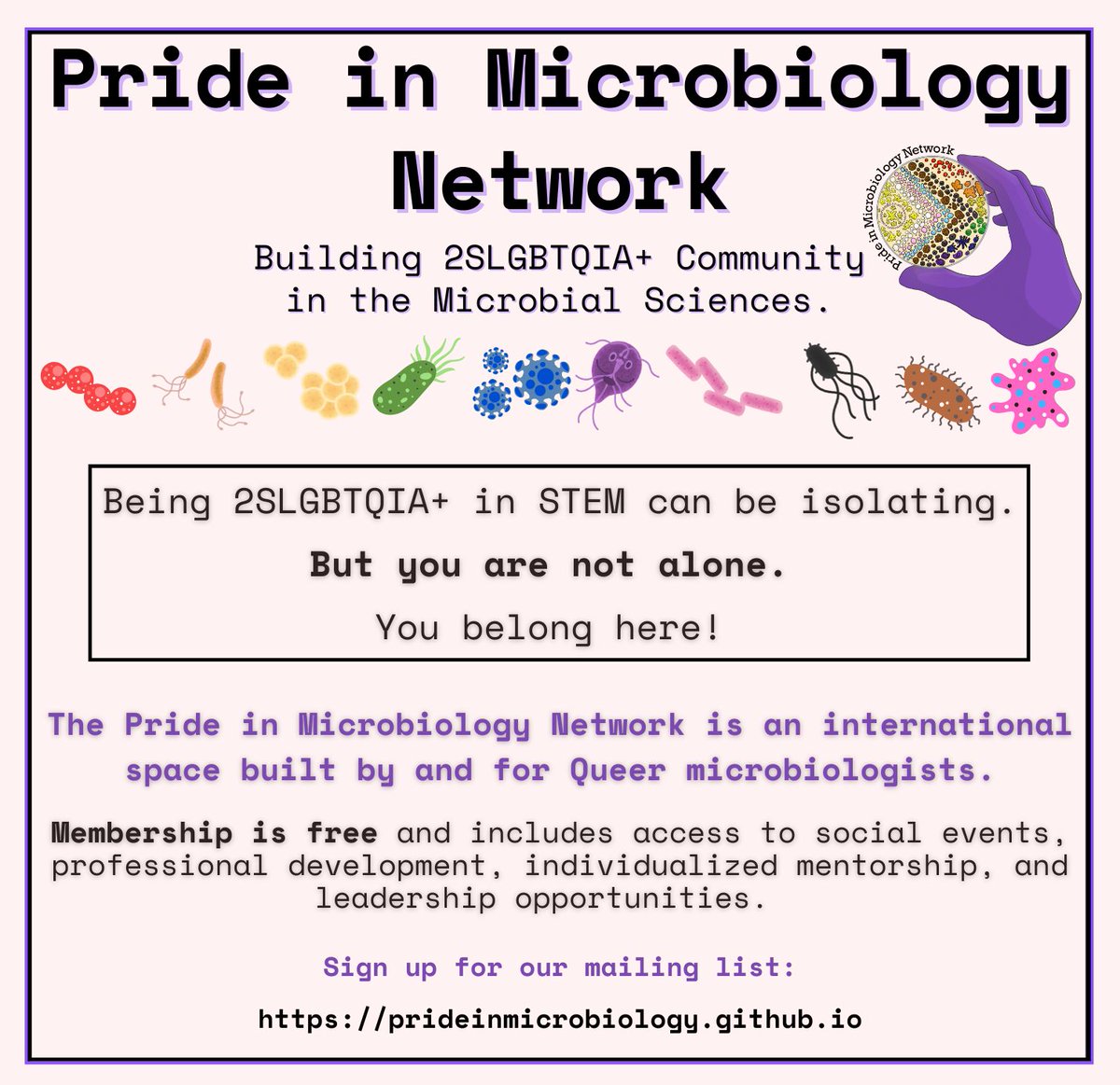 Pride in Microbiology tweet media