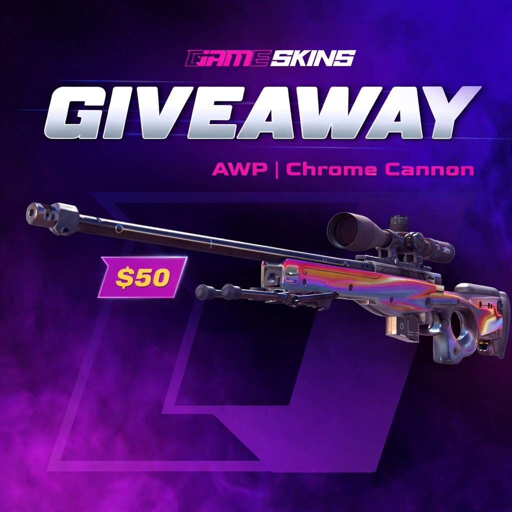 SoulstealerGW's tweet image. 💰~50$ AWP | Chrome Cannon (FT)💰 

✅Follow @SoulstealerGW and @jamskins 
🔃Retweet 
👬Tag 1 Friend
