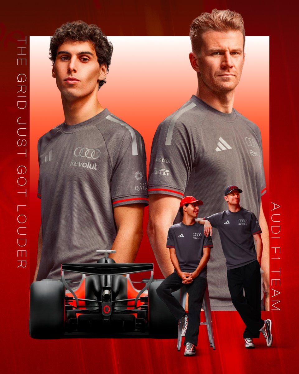 Skrydesign's tweet photo. ✍️Adidas w/ Audi

🏎️@gabortoleto85 @HulkHulkenberg 

#audif1 #adidas #smsports #f1 #bortoleto #hulkenberg

Support me a lot with a❤️ https://t.co/4TI5KjvGiZ