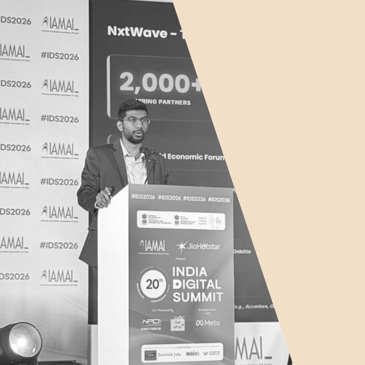 WoolfUniversity's tweet photo. Congratulations to NxtMock, built by @nxtwave_tech (a Woolf college), on receiving a Silver Medal at the India Digital Awards for Best AI-Powered Product. A strong example of how thoughtful technology can expand access and learner confidence. https://t.co/1KEqNd20Qu