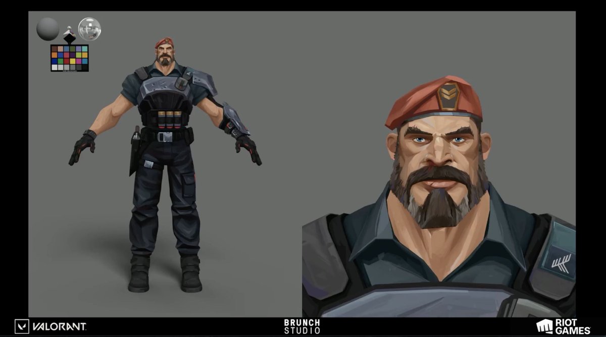 It's cool seeing Brunch Studio's different styles for the agents 

#Brimstone #Valorant