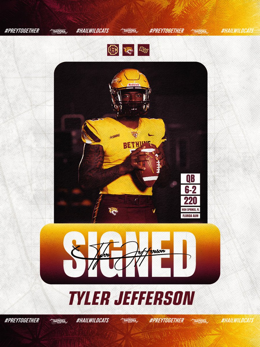 BCUGridiron's tweet image. ✍️ 𝓢𝓲𝓰𝓷𝓮𝓭

Welcome to Wildcat Nation, @tylerj21_!  #NSD26 

#𝙃𝙖𝙞𝙡𝙒𝙞𝙡𝙙𝙘𝙖𝙩𝙨 | #𝙋𝙧𝙚𝙮𝙏𝙤𝙜𝙚𝙩𝙝𝙚𝙧
