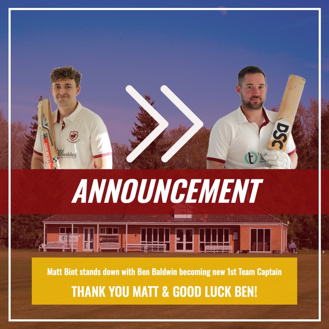 We wish Ben the best of luck as he stears the team into 2026 and beyond. 
Best of luck to both.
#YouBucks
🏏🦌🏏🦌