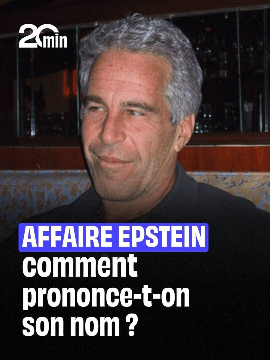 20Minutes's tweet image. Au fait, est-ce qu’on dit l’affaire « Epstiiin » ou « Epchtaïgne » ?
➡️ 20min.fr/NLK