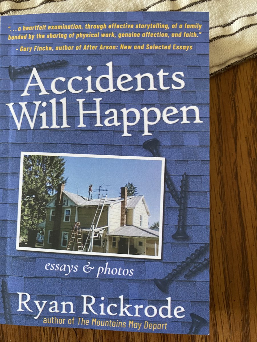 TJamesRussell's tweet photo. Super excited to have received the following book mail today, from Ryan Rickrode. A great essay collection, and he's got a novel coming out with @UnsolicitedP this April. And hey, would you look at that—my first blurb! https://t.co/UMtmM4co57