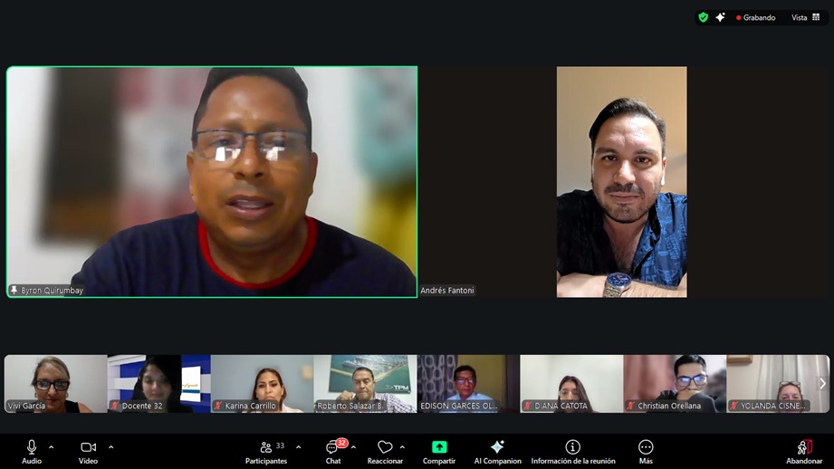 Desarrollamos un proceso integral en la Escuela de Formación en Participación Ciudadana con estudiantes de Derecho de <a href="/UTEG_ec/">UTEG</a>, abordando los Módulos 1 y 2: Políticas Públicas y Estado Abierto, con el acompañamiento del Presidente del CPCCS.
<a href="/AndresFantoniB/">ANDRÉS FANTONI</a>
#ConsejoEnTerritorio