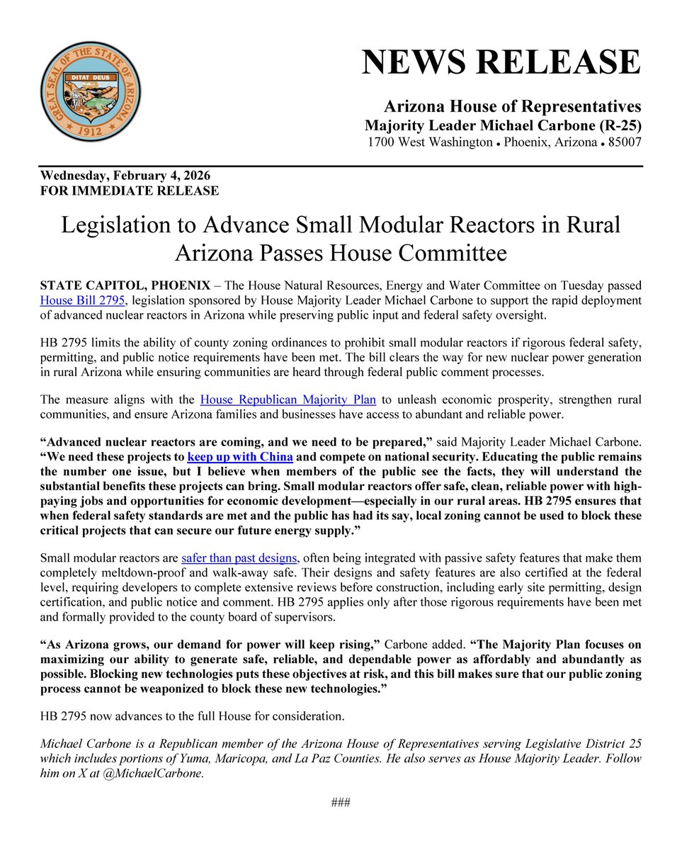 Arizona House Republicans tweet media